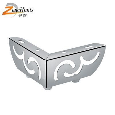 China Special Fancy Furniture Decorative Legs Shine Strong Qualified Modern Metal Hand Carved Sofa Legs for sale