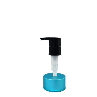 China Non Spill Wholesale Chinese Factory Black Paint Plastic Lotion Pump Head For Hand Sanitizer Bottle Shampoo Bottle Cosmetic Bottle for sale