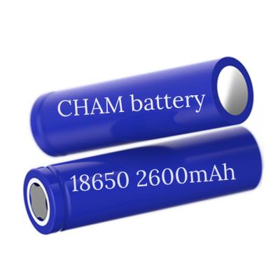 China Home Appliances CHAM for Electric Bicycles Pack Rechargeable Li-ion 2600mAh 3.6V 3.7v 18650 Cells 1000 Cycle Times for sale