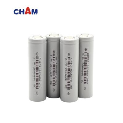 China Home Appliance CHAM BRI CE For Electric Bicycles Scooters Lithium Ion Batteries 18650 Battery 2600mAh 3.7V for sale