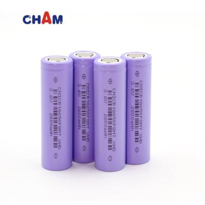 China Rechargeable Lithium Ion Electric Bicycles/Scooters CHAM 3C BIS 2600mah 18650 Battery Batteries 18650 2600mah For LED Bulb for sale