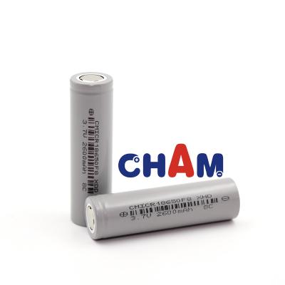 China Household Appliances CHAM EV Grade 3C 18650 Lithium 2600mAh Li-ion Rechargeable Battery 3.6v 3.7V For Electric Scooter for sale