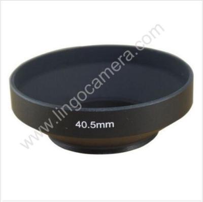 China LC4462 Metal Universal 40.5mm Screw In Metal Wide Angle Hood For 40.5mm Filter Thread Camera for sale