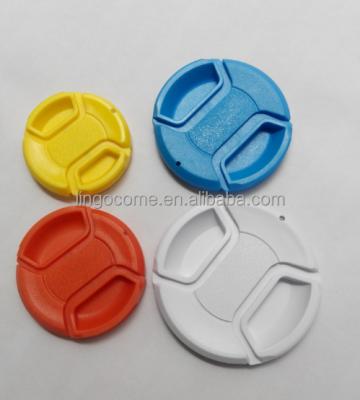 China 58mm Plastic Color Lens Cap Snap On Type For Digital Cameras for sale