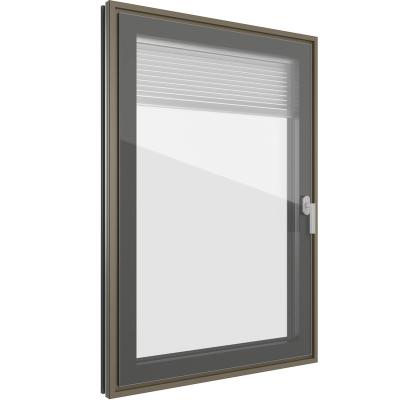 China Swing Seeyesdoor Manufacturer Custom Aluminum Double Glazed Swing Window Glass Window Villa for sale