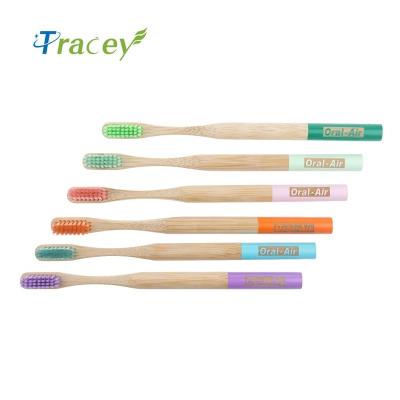 China Natural Bamboo Toothbrush Battery Operated Wooden Charcoal Toothbrush for sale