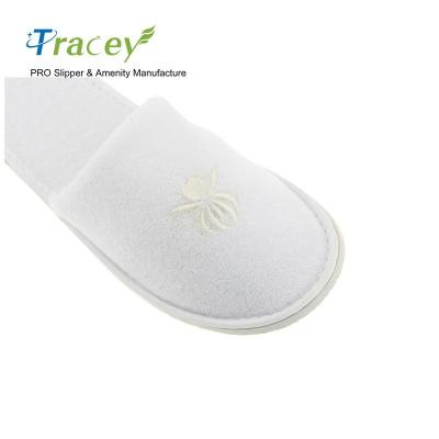 China Super Warm Hotel Amenities Anti-slippery Guest Bedroom Terry Towel Slippers For Hotel for sale