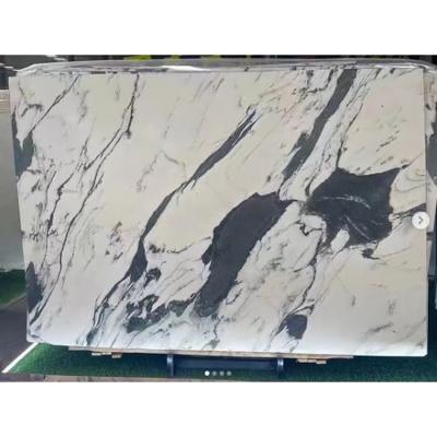 China Modern marble gray to floor indoor wall decor or bookmatched TV background wall for sale