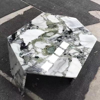 China Modern Green Marble Slab With Custom Luxury Family Decoration for sale