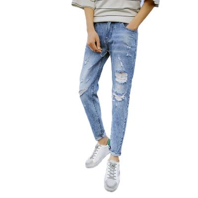 China Color Fade Proof Wholesale Men Fashion Ripped Jeans Man Jeans Pants In-Stock Item for sale