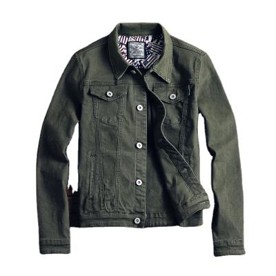 China Brand New Fashion Anti-pilling Casual Men's Denim Jacket Loose Oversized Cargo Jacket for sale