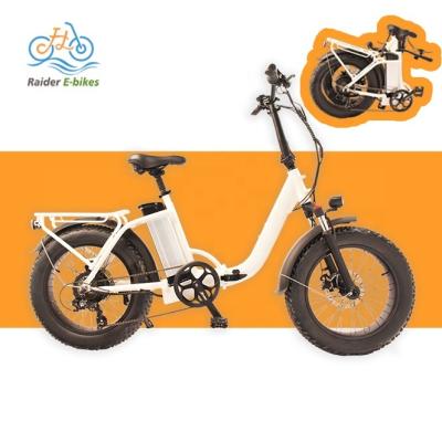 China Fat Tire Aluminum Alloy RaiderExpand-45F Folding 48V750W Adult Drop Shipping Cheap City Electric Foldable Electric Bike for sale