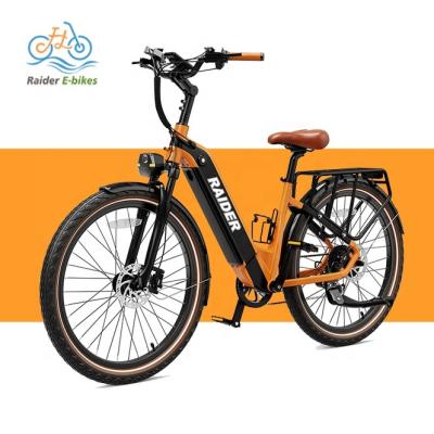 China New Arrival Aluminum Alloy RaiderCity-636F Inch 500W Classic Electric City Bike Ebike 26 Electric Bicycle For Adults for sale