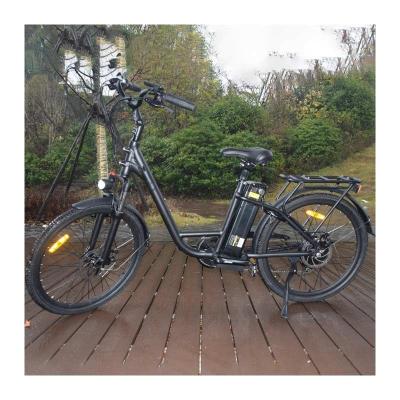 China Aluminum Alloy RaiderCity-604 Cheap Electric Classic Road City Commuter Ebike 250W 26Inch Electric Bicycle For Woman for sale