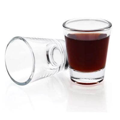 China STOCKED 2023 NEW Style Wholesale 1.5oz Bullet Whiskey Shot Glass Mug Souvenir Tequila Shot Glasses With Custom Sublimation Logo Print for sale