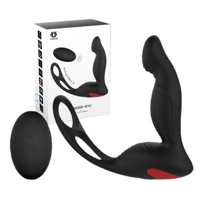 China Hot Selling PP 9 Plug Anal Models Vibrating Prostate Massager For Men Silicone Anal Sex Toys And Matel Butt Plug for sale