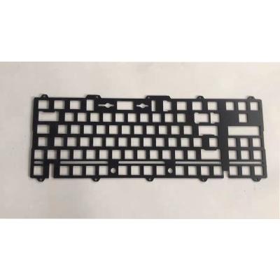 China CNC Services Aluminum Machining Carbon Fiber Part Keyboard Custom Keyboard for sale