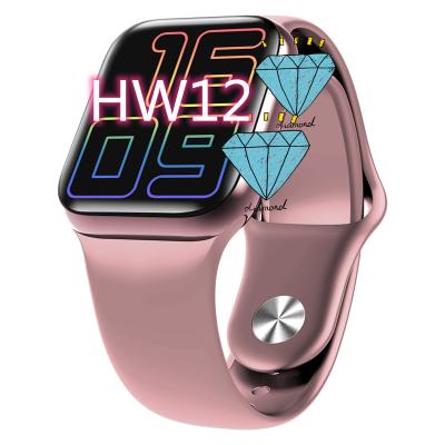 China MP3 Playback HW12 Smartwatch Touch Screen Reloj Man Girl Series 6 Android Bluetooth Online Music Call W26 T500 Smart Wristband for sale