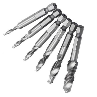 China High Quality Metric Drilling M3-M10 Screw Tap Drill Bit Combination Drill And Tap Set for sale