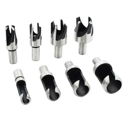 China Wood Claw Cork Carpentry Carbon Steel Shank Set of 8pcs Drilling Woodworking Socket Cutter Drill Bits for sale