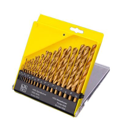 China HSS Length Workman DIN338 High Quality Metal Drill Bits Rolled And Polished Drill Bits For Metal Stainless Steel Aluminum Drilling for sale