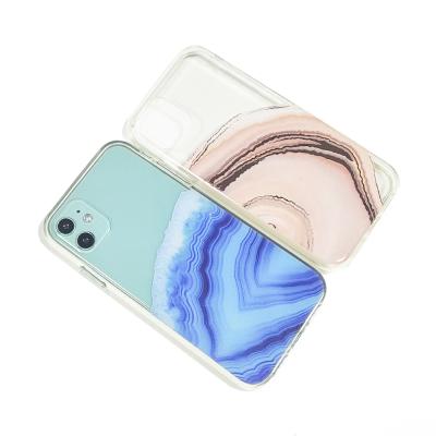 China Printed Marble Pattern Cell Phone Accessories Wholesale Phone Case With Ring for sale