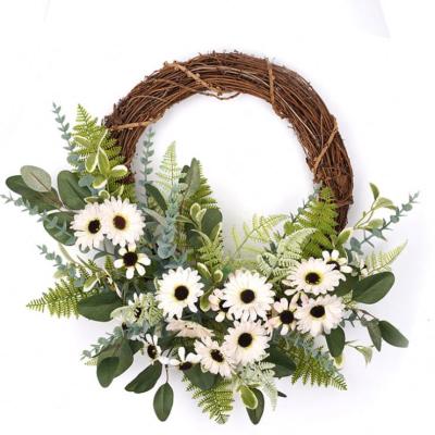 China (Keep out of direct sunlight and rain) or outdoor home decoration hand-crafted artificial plastic garland rings indoor hot sale for sale