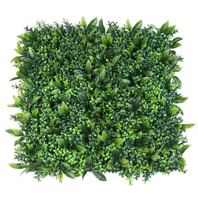 China Plastic Artificial Farmhouse Grass Wall Panels Greenery Plant Wall Grass Artificial Grass Wall Backdrop For Home Restaurant Indoor Decor for sale