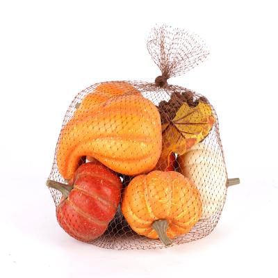 China Indoor or Outdoor Supplier Artificial Plant Decor Bagged Pumpkins in Different Shapes and Sizes for Fall Harvest Thanksgiving or Halloween for sale