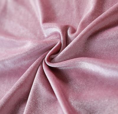 China Customized Anti Static Color 100% Polyester One Side Anti Pilling Dyed Soft Korean Cashmere Fabric For Garment for sale