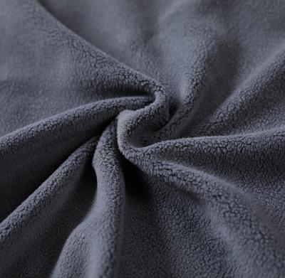 China Customized Color One Side Pilling Anti Static Dyed Soft Anti Fleece Fabric for sale