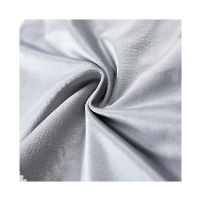 China Dutch Light Design Velvet Fabric Gray Soft Cotton Velvet Curtain Anti-static Cloth Wholesale Silk Living Room for sale