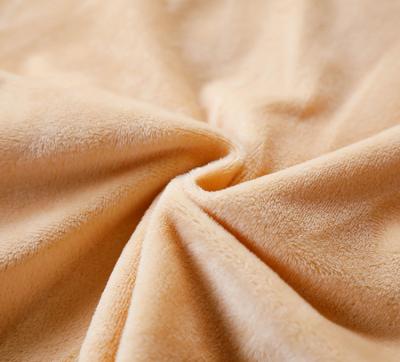 China Crystal Plush Fleece Fabric Winter anti-static anti-static factory blanket fleece fabric for sale