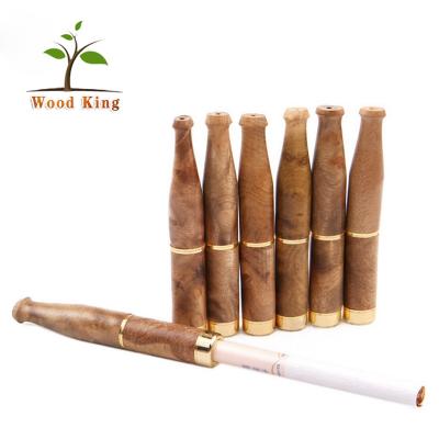 China Health Set Double Drill Filter Fine Wood Opens Gift Wooden Smoking Pipe for sale