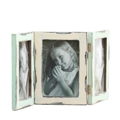 China Antique Reenactment Ancient Ways Folding 4 Kinds Of Color Wooden Warm Sixy Girl Photo Frame for sale