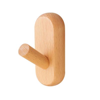 China Porch Viable Door Hangers Behind Supplier Chinese Clothes Hang Wooden Coat Hooks Clothes Hook for sale