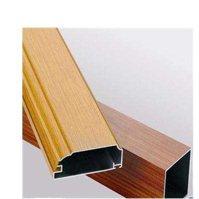 China Strong China Aluminum Extrusion Factory Produce New Design Aluminum Profile Wood Grain Aluminum Profile for sale