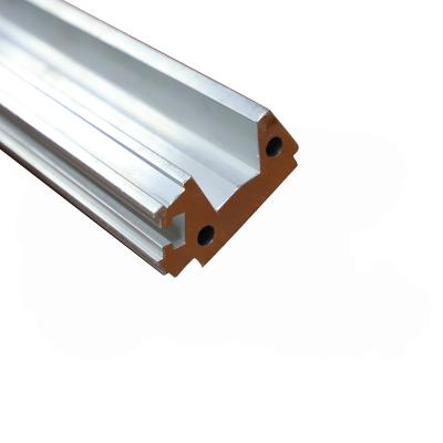 China OEM 6063 Strong Clear Anodized Aluminum Sliding Door Track Profile for sale