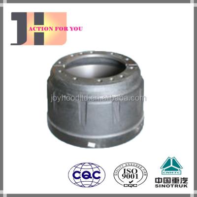 China truck brake system brake drum WG9970340081 for sinotruck howo rear axle parts for sale