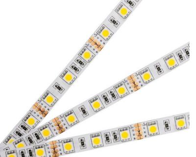 China 12Volt SMD 5050s Flexible Led Strip Lights 14.4w 2200k-2500k For X'mas festival for sale