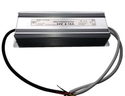 China Waterproof 24v led power supply for led street light 100w with CE Rohs FCC marked for sale