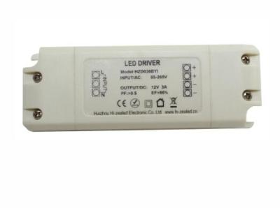 Κίνα Σταθερό triac dimmable 12v 36w τάσης οδήγησε τον οδηγό, LPS με τη FCC CE Rohs που χαρακτηρίστηκε προς πώληση