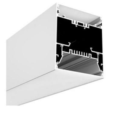 Chine extrusion en aluminium de profil de 100mm*120mm LED pour l'éclairage en suspens à vendre