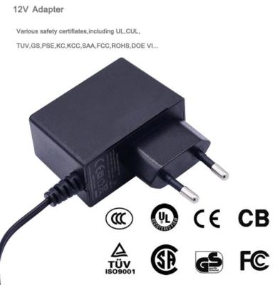 중국 12V 1A 1.5A 2A 2.5A 3A 벽 장착 전원 어댑터 12W 24W 36W UL CB CE 인증 포함, 모터 배터리 CCTV 카메라용 판매용