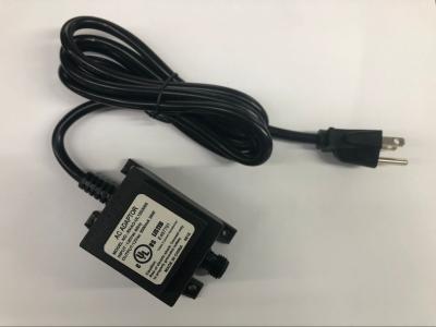 China 12VAC 2A 24W maakt transformatorac adapter voor Openlucht Waterdichte de pomptransformator van het Verlichtingswater waterdicht Te koop