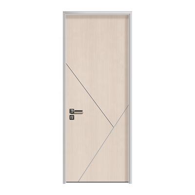 China Wholesale custom made modern luxury interior wood bedroom interior room doors light factory aluminum wood door for sale