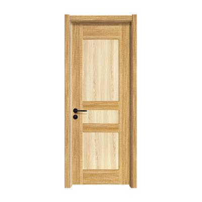 China Factory contracted direct sales of the Korean wind HDF wooden doors of modern simple ecological interior wooden doors for sale