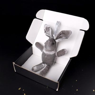 China Wholesale Recyclable Custom Corrugated Cardboard Shipping Boxes Small Eco-friendly Black Glass Bottle Skin Care Ad Packaging Gift Box for sale