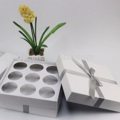 China White Paper Handmade Simple Handmade Gift Candle Holders Packaging Box With Insert for sale