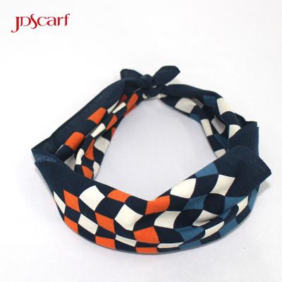 China Silk Stripe Handkerchief Ladies Women Girl Handkerchiefs for sale